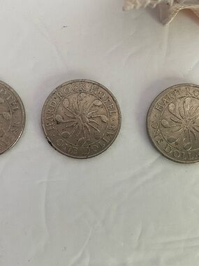 Hard Rock Hotel Las Vegas 1 Dollar Gaming Tokens (3)